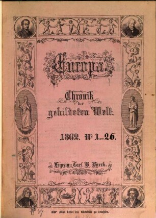 Europa : Chronik der gebildeten Welt. 1862,1, 1862,[1]