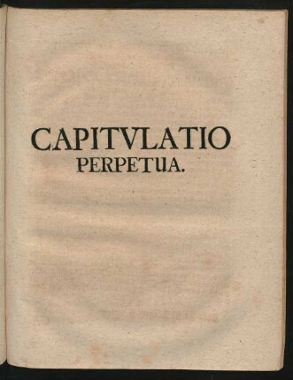 Capitulatio Perpetua.