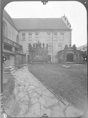 Zittau, Klosterstraße 3. Ehem. Franziskanerkloster. Heffterbau (1652-1662). Ansicht von Osten