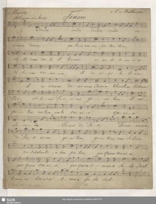 [Solo and coro:] Tenore