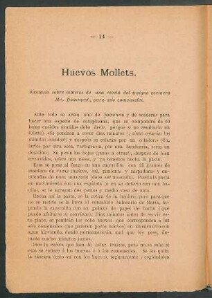 Huevos mollets