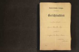 Vogt, Hans Heinr., Fuhrmann gegen Lesemann, Anne Marie, seine Ehefrau (V 40)