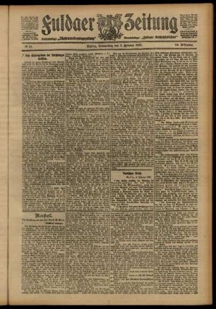 Ausgabe vom Donnerstag, den 07. Februar 1907.