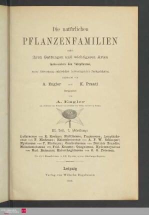Teil 3 : Abteilung 7: Myrtaceae ...