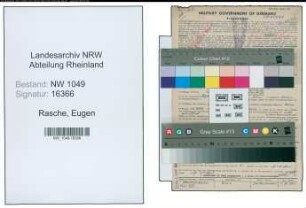 Entnazifizierung Eugen Rasche , geb. 17.09.1909 (Studienrat)