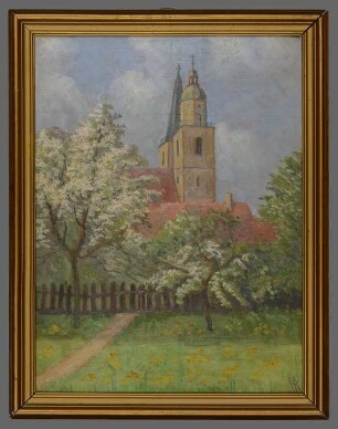 Kleinecke, Paula: Jüterbog, Nikolaikirche vom Oberhag