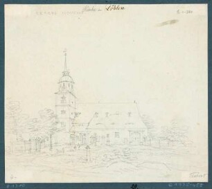 Die alte Kirche in Döhlen (Freital), 1588 als Dorfkirche gebaut