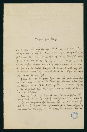 Brief vom 22. Oktober 1877