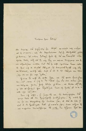 Brief vom 22. Oktober 1877