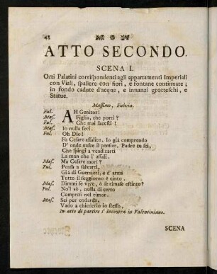 48-85, Atto Secondo. / Zweyte Abhandlung.