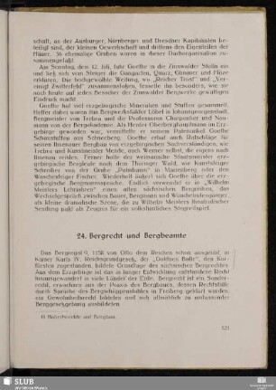 24. Bergrecht und Bergbeamte
