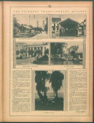 Las ciudades tradicionales Quilmes