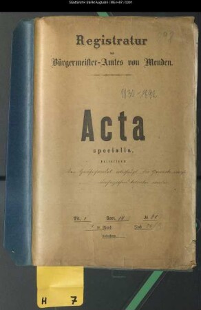 Hausierhandel, Wandergewerbe - generalia und specialia -