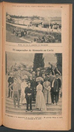 El emperador de Alemania en Corfú - [Fotografía]