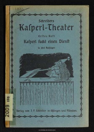 Kasperl sucht einen Dienst : in drei Aufzügen