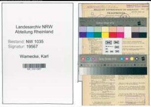 Entnazifizierung Karl Wamecke , geb. 07.02.1904 (Steiger)