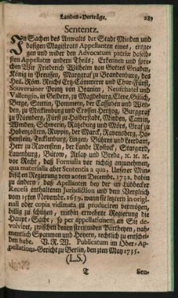 Sententz.