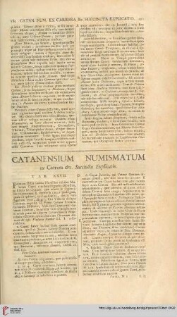 Catanensium numismatum […]