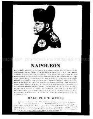 Das Knochengesicht - englische Napoleon-Karikatur
