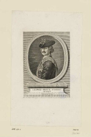 Leopold Prince d’Anhalt Dessau