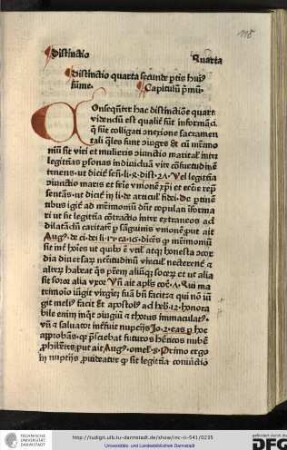 Consequenter hac distinctione quarta videndum est qualiter sunt informandi qui sunt colligati connexione sacramentali quales sunt coniuges...