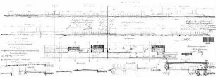 Neufra (b Rottweil): Empfangsgebäude Trottoir,Rampen Lageplan,Schnitte,Ansichten