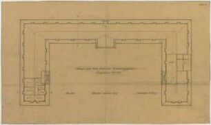 Fischer, Theodor; München; Bayerische Geschützwerke - Verwaltungsgebäude (Grundriss OG)
