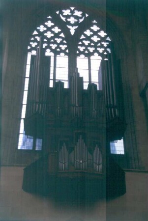 Orgel von VEB Schuke Orgelbau Potsdam (1969; op. 402). Magdeburg, Dom St. Mauritius und Katharina, Querhaus