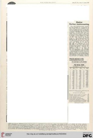 Nr. 4 (27. Jan. 1935), S. 4: Preisberichte