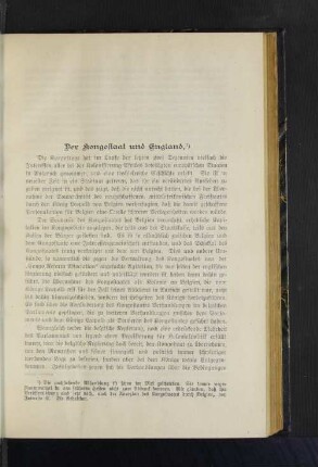 Der Kongostaat und England.