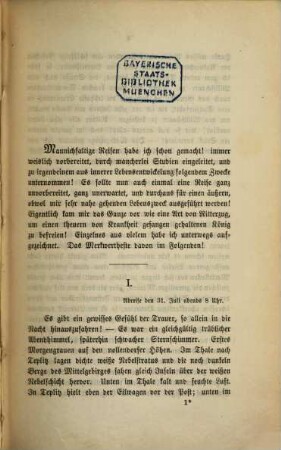 Lebenserinnerungen und Denkwürdigkeiten, Dritter Theil