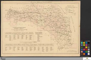 Übersicht der Blätter- und Landes-Eintheilung