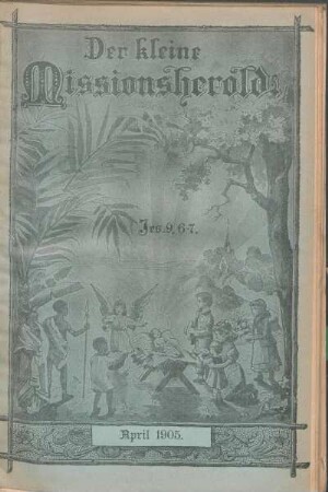 Nr. 4. Fünfter Jahrgang. April 1905.