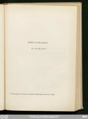 Bibliographie In Auswahl