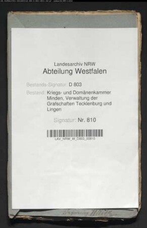 Beschwerden der Untertanen zu Aldrup, Kirchspiels Lienen, wegen entzogener Weide bei Errichtung des Vorwerks Kirchstapel