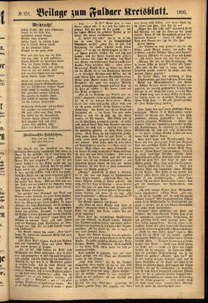 Zweite Ausgabe vom Samstag, den 23. Dezember 1893.