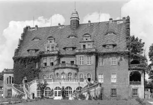 Oßling-Weißig. Schloss Weißig, Ansichtskarte