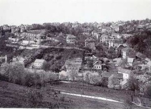 Loschwitz (Dresden-Loschwitz). Stadtteilansicht Oberloschwitz