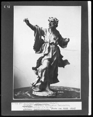 Bozzetto für eine Apostelstatue
