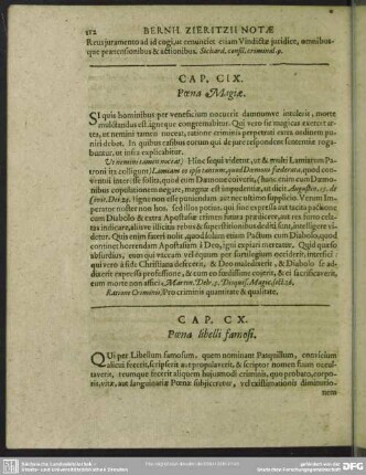 Cap. CX. Poena libelli famosi