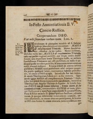 440-453, Concio Rustica