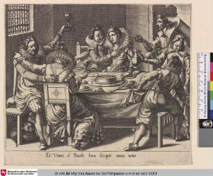Et Venere et Baccho bona decoquit omnia natus [Das ausschweifendes Leben des verlorenen Sohnes]