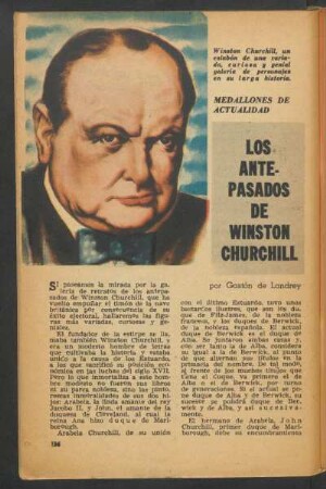 Los antepasados de Winston Churchill : Medallones de actualidad