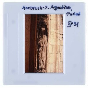 Andria, S. Agostino : Bauplastik