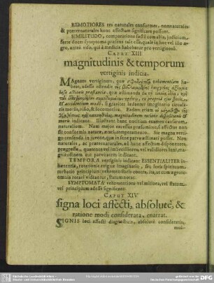 Caput XIV. signa loci affecti, absolute, & ratione modi considerata, enarrat