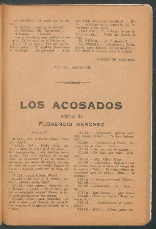 Los acosados