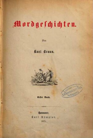 Mordgeschichten, 1