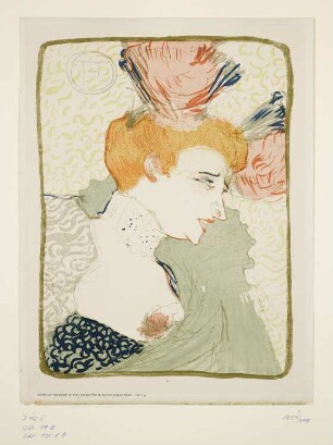 Brustbildnis Mademoiselle Marcelle Lender
