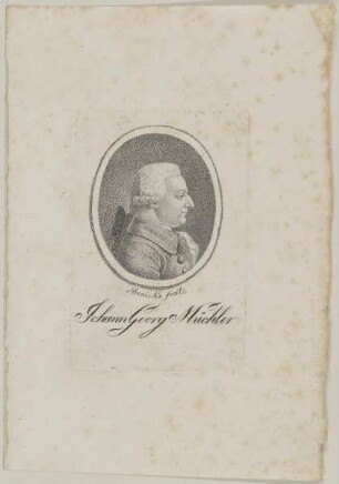 Bildnis des Johann Georg Müchler