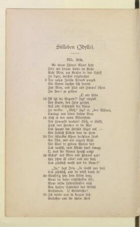 Stilleben (Idylle).